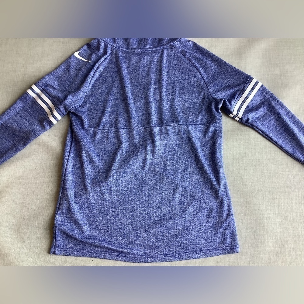 Sm NFL LA Rams dri fit long sleeve cow neck shirt Ram logo with oversized neck - Picture 8 of 13